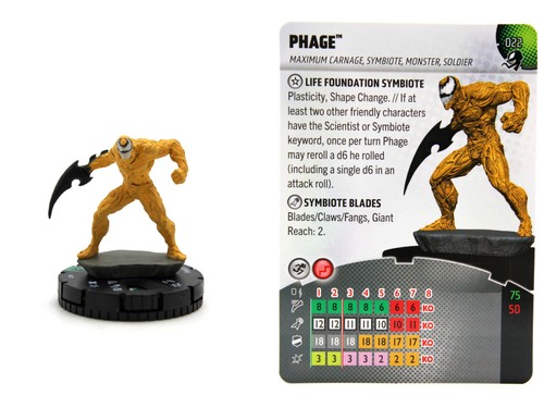 Heroclix 022 phage venom - -,