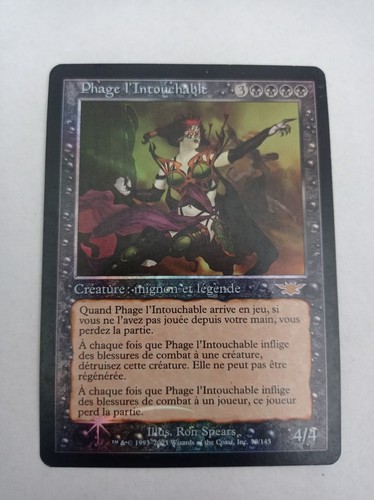 Phage intouchable - l'intouchable,